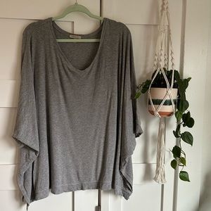 Gray Bordeaux top from Anthropologie